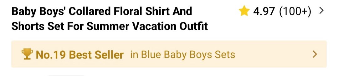 Baby Boys' Collared Floral Shirt And Shorts Set For Summer Vacation Outfit (Size: 2 - 3 years)