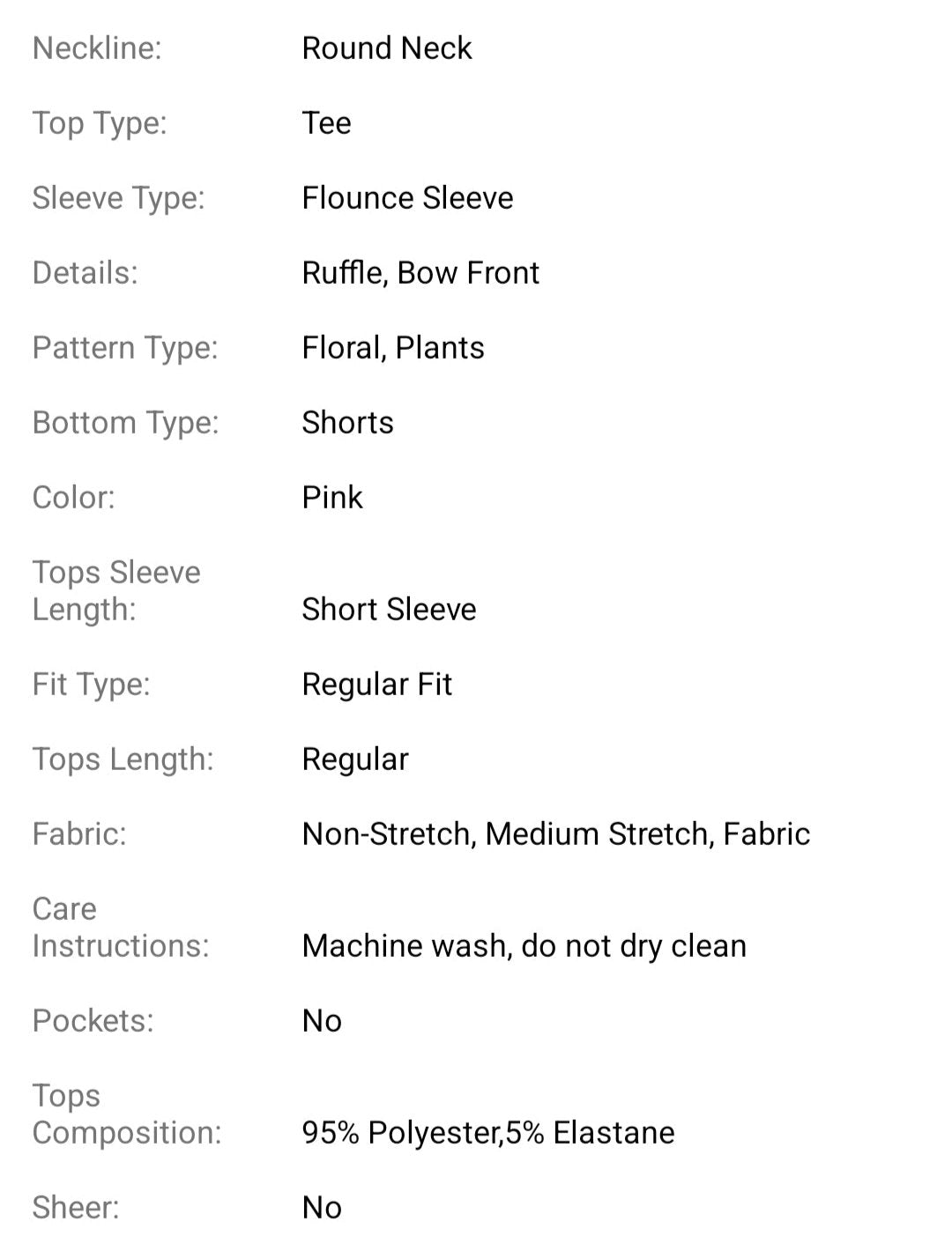 2pcs Baby Girls' Cute Cap Sleeve T-Shirt And Printed Shorts Set For Summer (Size 9 - 12 Months)